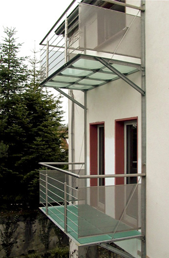 Balkon über 2 Etagen