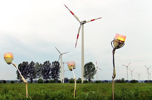 Windkraft treibt seltsame Blüten